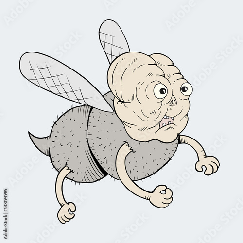 Design of mutant insect flying