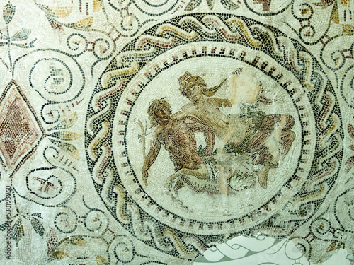 ancient north African Roman mosaic 