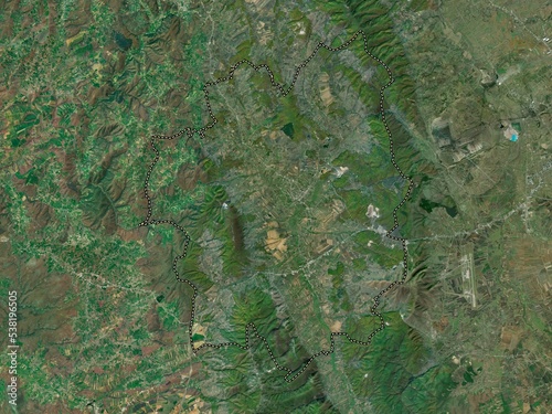 Drenas, Kosovo. High-res satellite. No legend photo