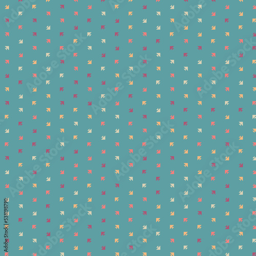 Abstract Color Halftone Dots generative art background illustration