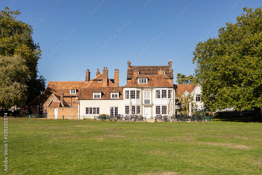 Salisbury Wiltshire, uk, 10, October, 2022 Bell Tower Tea Rooms, overlooking the north lawn of the cathedral Salisbury Wiltshire, uk, 10, October, 2022 Bell Tower Tea Rooms, overlooking the north lawn of the cathedral
