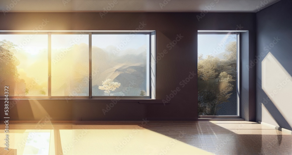 Fototapeta premium living room with window