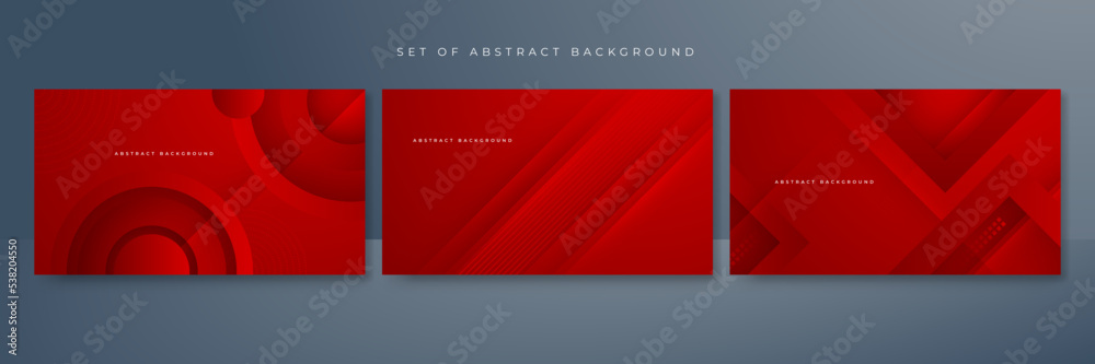 Red background with modern trendy fresh color for presentation design, flyer, social media cover, web banner, tech banner