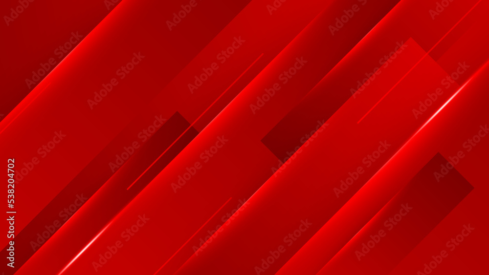 Red background. Vector abstract graphic design banner pattern presentation background web template.