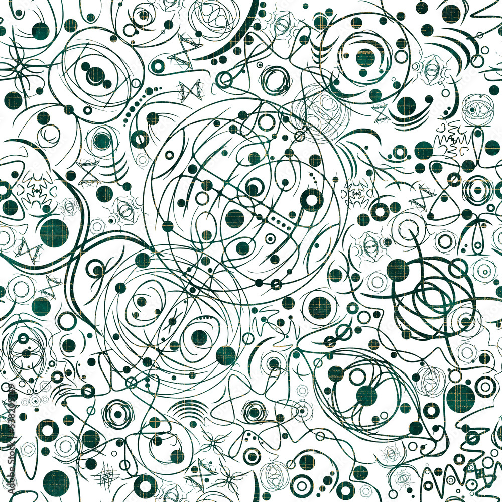 Abstract seamless pattern on transparent background. Paper texture, green watercolor stains and threads of golden glitter on pattern. (pattern: sp06a) Abstract seamless pattern on transparent background. Paper texture, green watercolor stains and threads of golden glitter on pattern. (pattern: sp06a)
