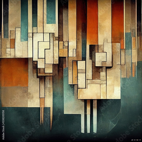 Abstract Expressionism painting art