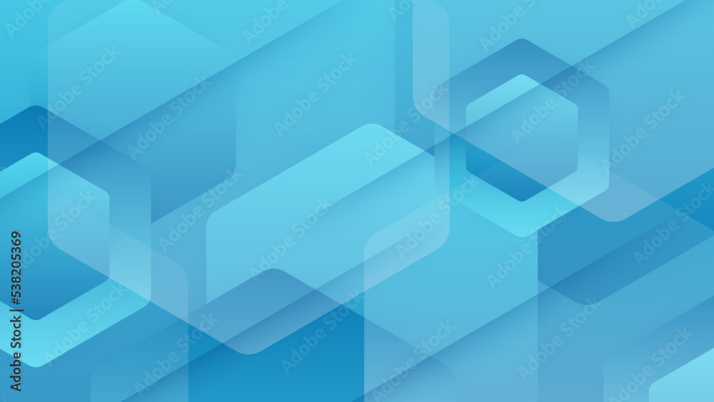 Obraz premium Modern blue abstract background. Vector abstract graphic design banner pattern presentation background web template.