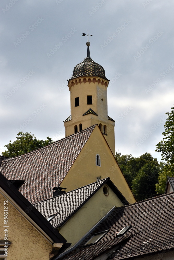 Michaelskirche an der Stadtmauer in Heidenheim