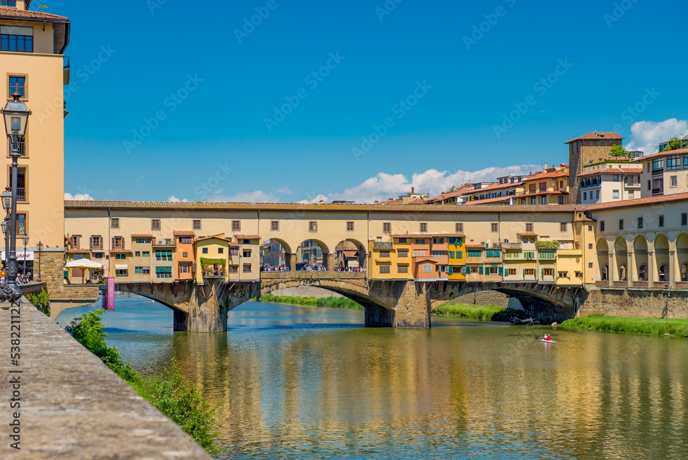 The Ponte Vecchio, Florence, Italy.