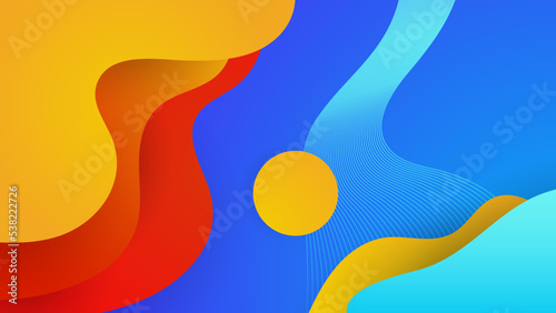Modern colourful colorful abstract background template design. Vector abstract graphic design banner pattern presentation background web template.