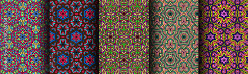 traditional ethnic bundle collection pattern