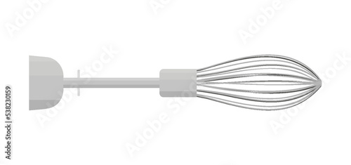 Kitchen whisk nozzle blender stainless steel flat. Cutlery metal cooking dessert omelette whipping food stirring pancakes breakfast equipment kitchen electric whisk mixer bakery culinary isolated