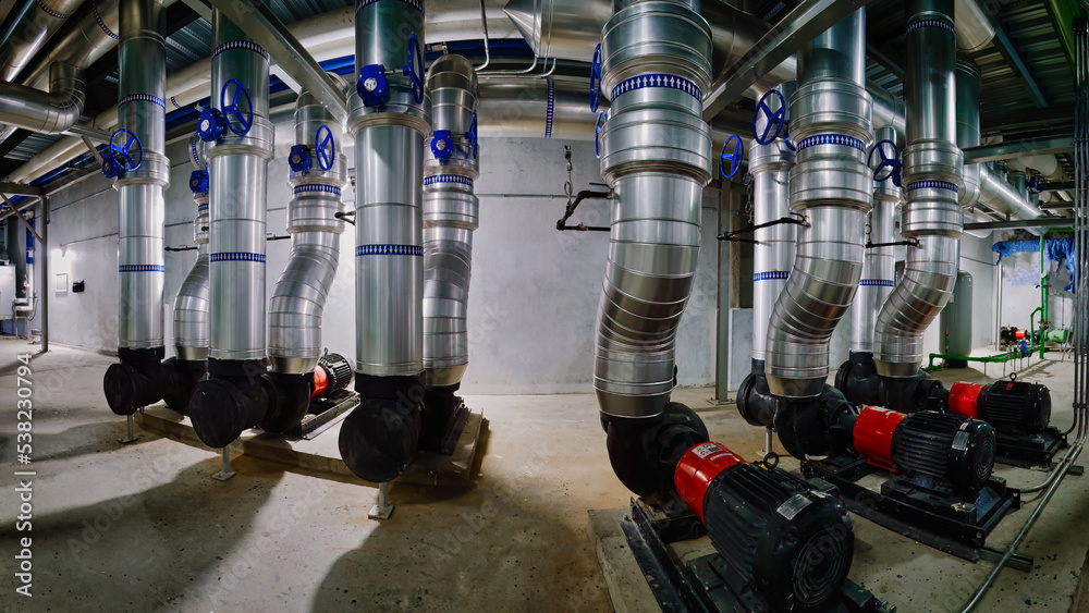 Obraz premium Water Pumps Isolated