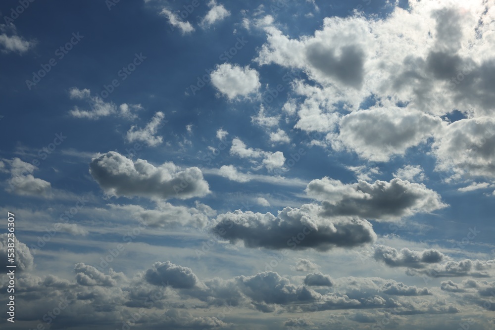 Picturesque view on beautiful sky with clouds Picturesque view on beautiful sky with clouds