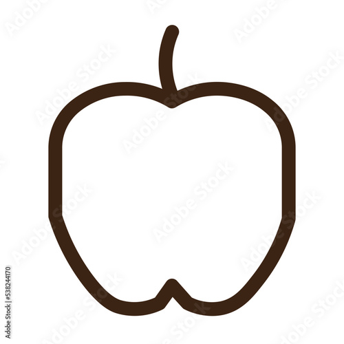 apple healthy apple juice food fruit vegetable outline icon