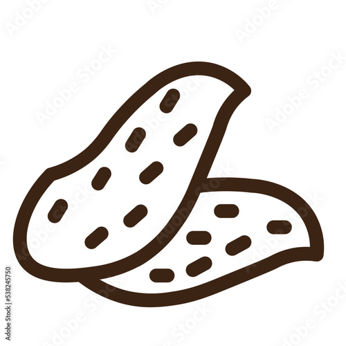 bitter melon bitter squash vegetable outline icon