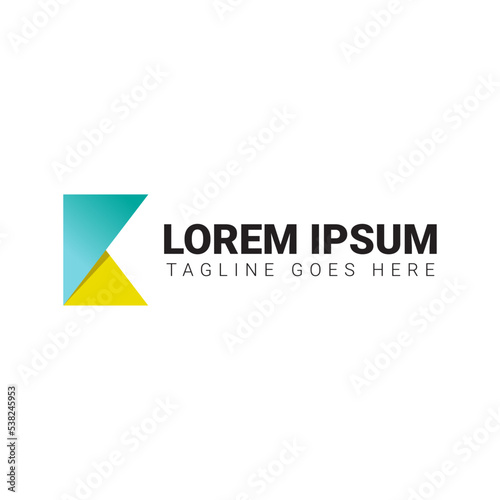 letter K design business template logo vector.