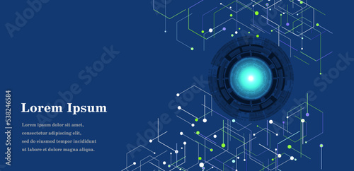 幾何学 抽象 AI 人工知能 科学 背景