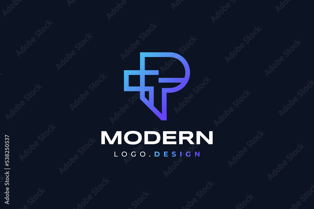 Abstract Initial Letter T and P Logo Design with Line Style. Initial TP or PT Logo with Blue Gradient Concept. Suitable for Business or Technology Logo Abstract Initial Letter T and P Logo Design with Line Style. Initial TP or PT Logo with Blue Gradient Concept. Suitable for Business or Technology Logo