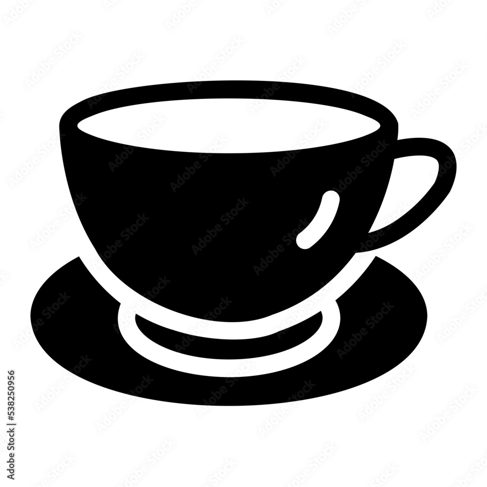 Coffee glyph icon Coffee glyph icon