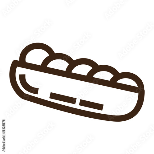 beans bean organic peas seeds vegetable outline icon