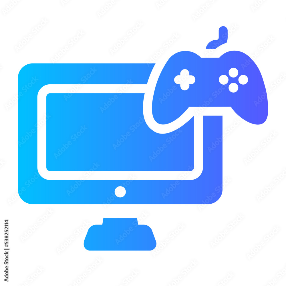 videogame gradient icon videogame gradient icon