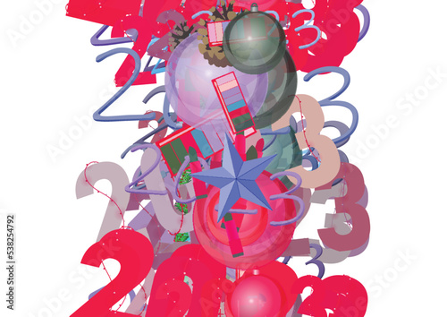 Background pattern abstract seamless design texture. Vertical stripe. Border frame, transparent background. Theme is about christmas, xmas, star, rabbit 2023, decor, toiletry, cosmetics