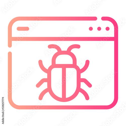 malware gradient icon