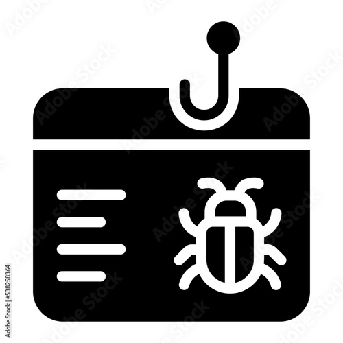 phishing glyph icon