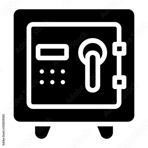 safebox glyph icon