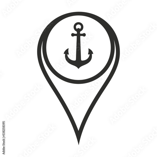 seaport location icon