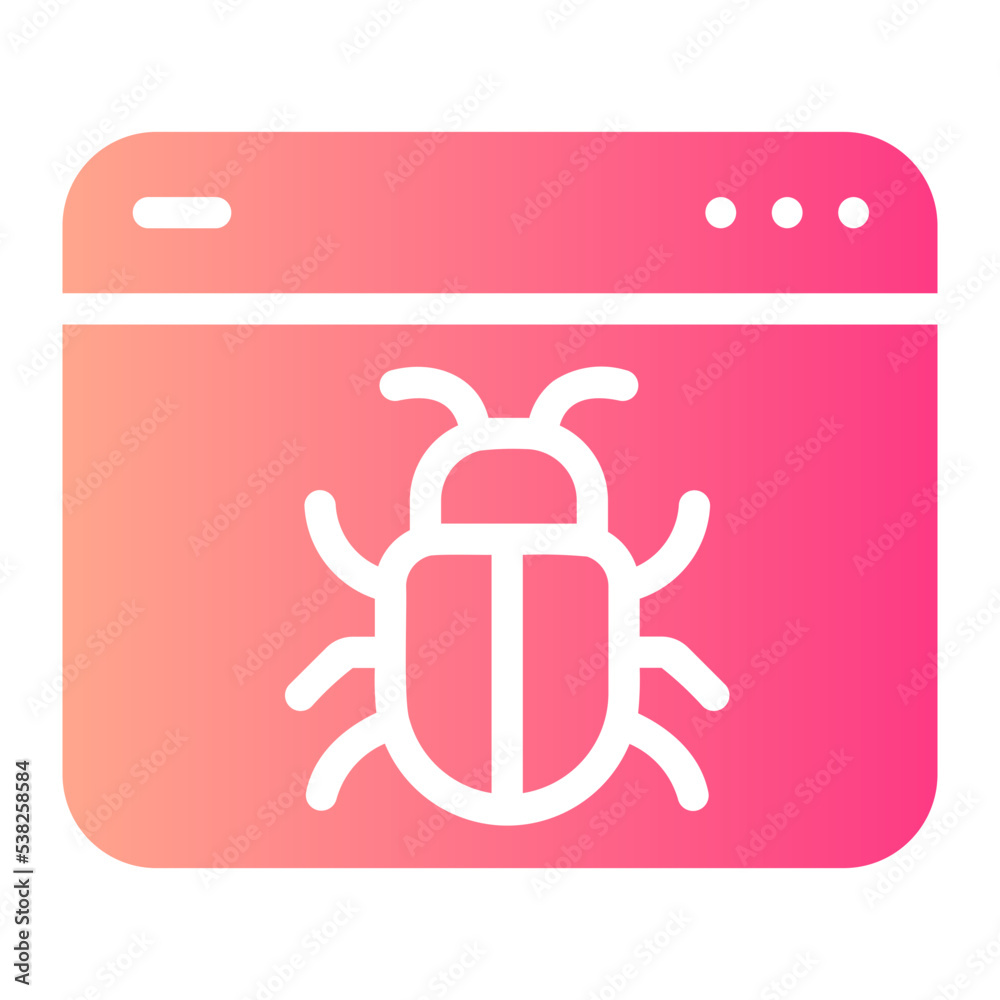 malware gradient icon malware gradient icon
