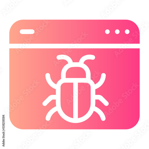 malware gradient icon