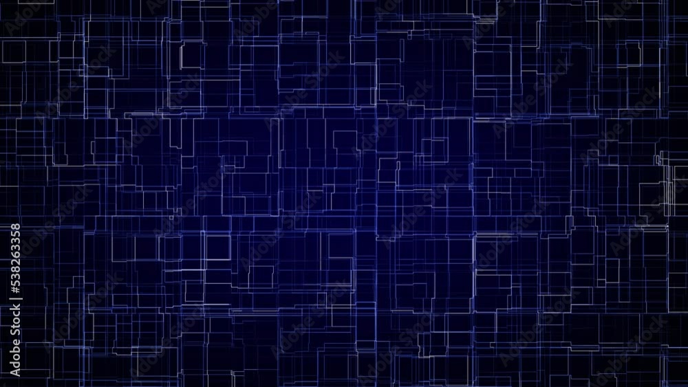Blue Geometric Pattern Loop Forward Animation Background Blue Geometric Pattern Loop Forward Animation Background