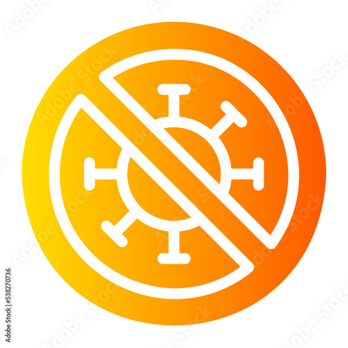 antivirus gradient icon