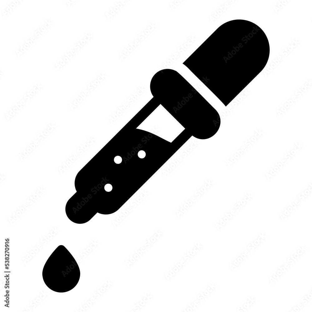dropper glyph icon dropper glyph icon