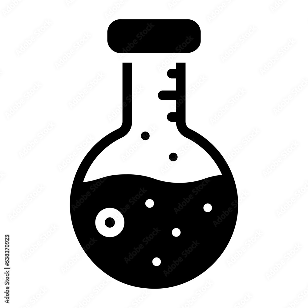 flask glyph icon flask glyph icon