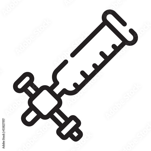 burette line icon