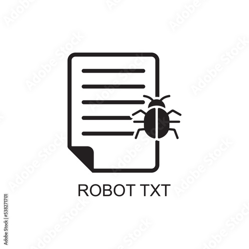 robot txt icon , technology icon