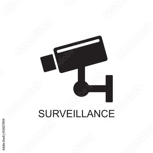 surveilance icon , camera icon vector