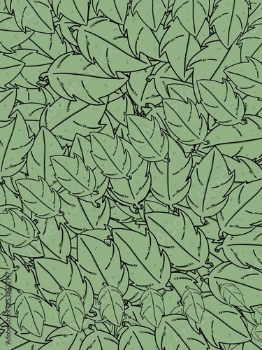 green leaf pattern pattern background
