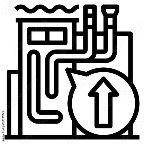 industrial expansion icon