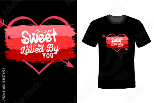  Valentines Day T-shirt Design Template 