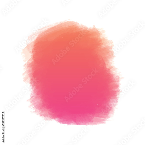 Abstract colorful hand stroke watercolor background