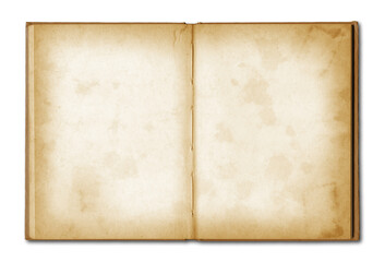old grunge open notebook