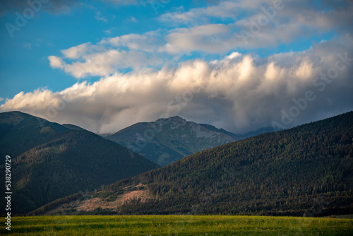 landscape with clouds, West Tatras