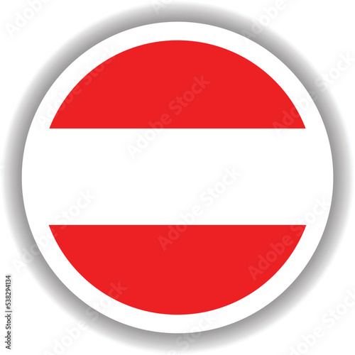 Free Download Austria Flag Round Shape Vector - GFXLoad