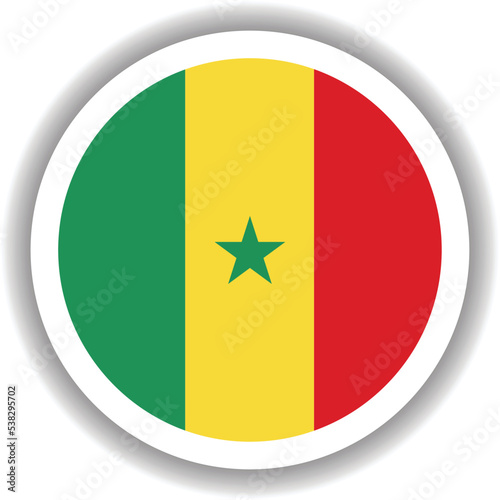 Senegal Flag Round Shape Vector Free Download Senegal Flag Round Shape Vector - GFXLoad