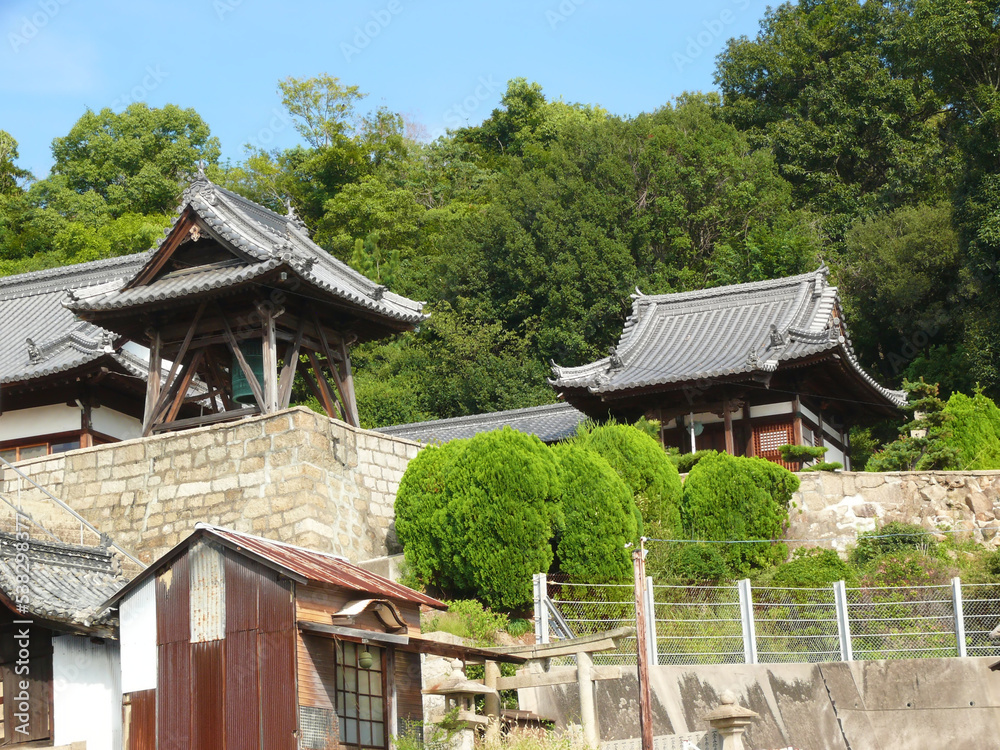 日本の寺。
Japanese temple.