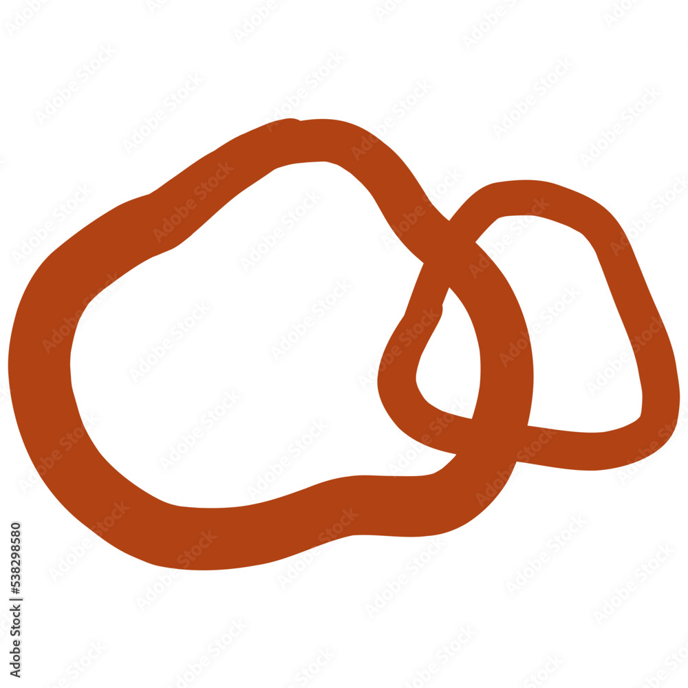 Hand drawn abstract doodle line Hand drawn abstract doodle line